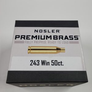 10105 Nosler Premium Brass 243 Winchester Fully Prepped 50 Count