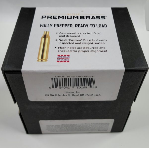 10105 Nosler Premium Brass 243 Winchester Fully Prepped 50 Count