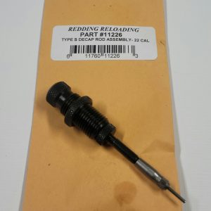 11226 Redding Type-S Decapping Rod Assembly 22 caliber