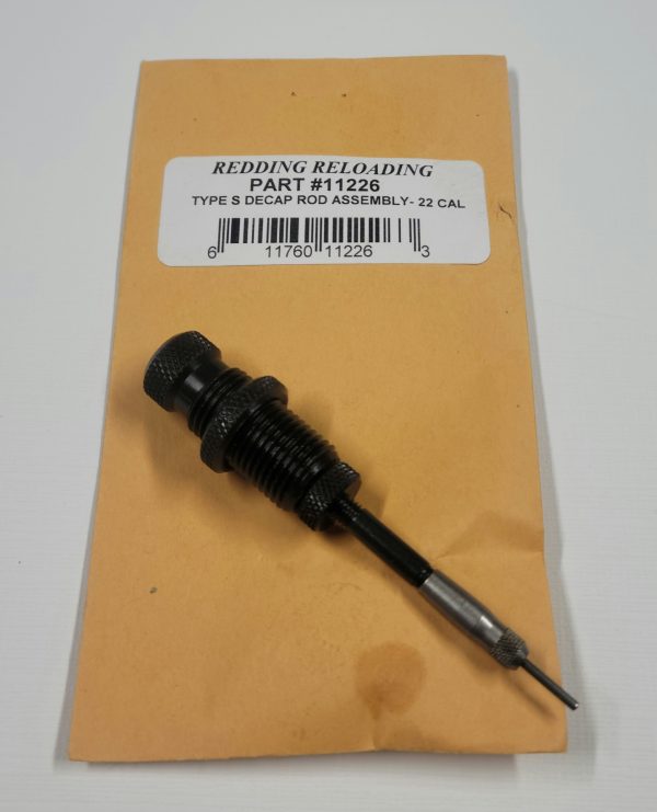 11226 Redding Type-S Decapping Rod Assembly 22 caliber