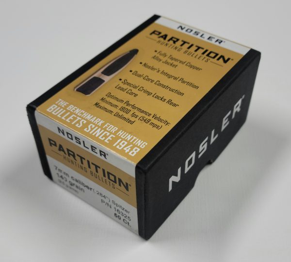 16325 Nosler 7mm .284" 140gr Partition 50ct