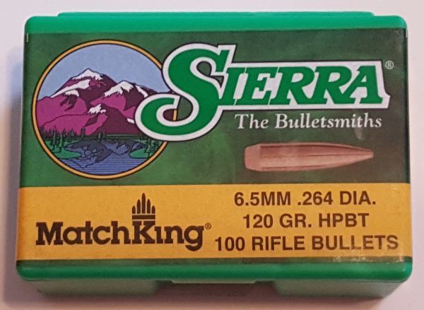 1725 Sierra 6.5 / 264 Cal 120gr HPBT MatchKing Bullets