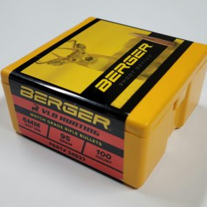 24527 Berger VLD Hunting Bullets 6mm 95gr 100ct