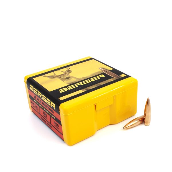 27501 Berger Bullets Very Low Drag Hunting 270 Caliber 130 Grain Box of 100