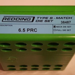 38487 Redding Type-S Match Bushing Neck Die Set 6.5 PRC