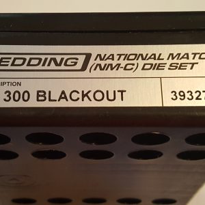 39327 Redding National Match Die Set 300 AAC Blackout