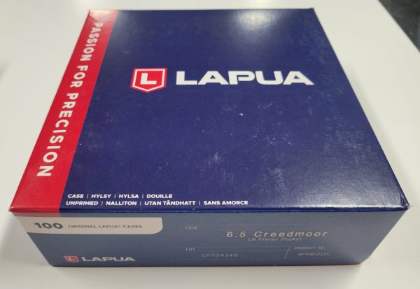 4PH6013 Lapua Brass 6.5 Creedmoor LRP Box of 100