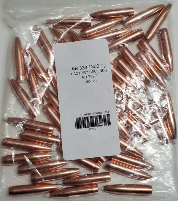 54851 Nosler Bullet AccuBond 338cal Spitzer 300gr 50/bx BLEM - Image 2