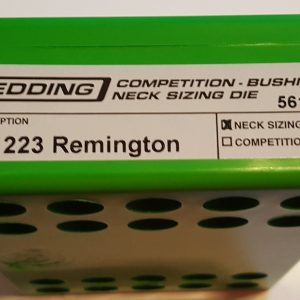 56111 Redding Competition Bushing Neck Die 223 Rem 5.56x45