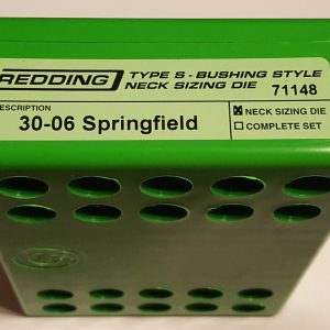 71148 Redding Type-S Neck Bushing Sizing Die 30-06 Springfield