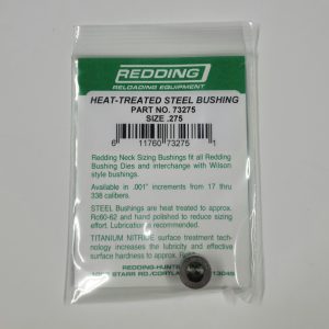 73275 Redding Heat Treated Steel .275 Neck Size Bushing