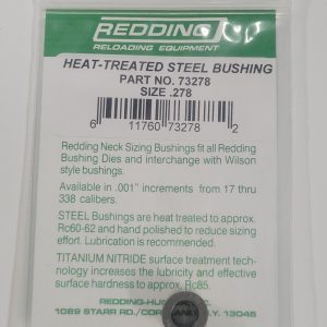 73278 Redding Heat Treated Steel Neck Size Bushing .278"