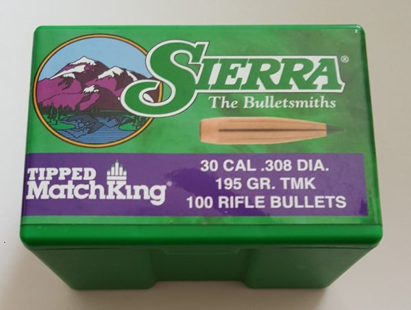 7795 Sierra 30 caliber/7.62mm 195gr Tipped MatchKing Bullets - Image 2