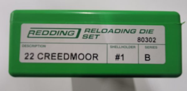 80302 Redding 2-Die Full Length Die Set 22 Creedmoor