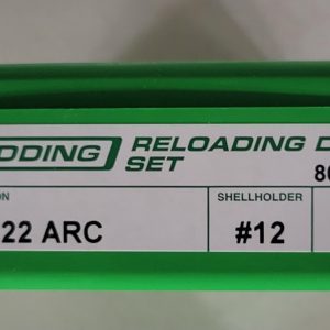 80963 Redding 2-Die Bottleneck Full Length Die Set 22 ARC