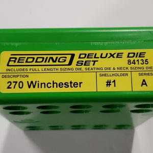 84135 Redding 3-Die Deluxe Die Set 270 Winchester