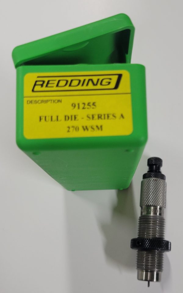 91255 Redding Bottleneck Full Length Sizing Die 270 WSM