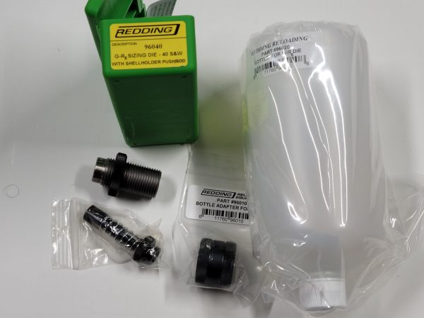 96040 Redding G-Rx Push-Thru Base STEEL Sizing Die COMPLETE KIT