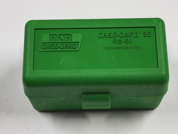 RS-S-50-10 MTM Ammo Box 22-250 22 PPC BR 6.8SPC 50 Round GREEN