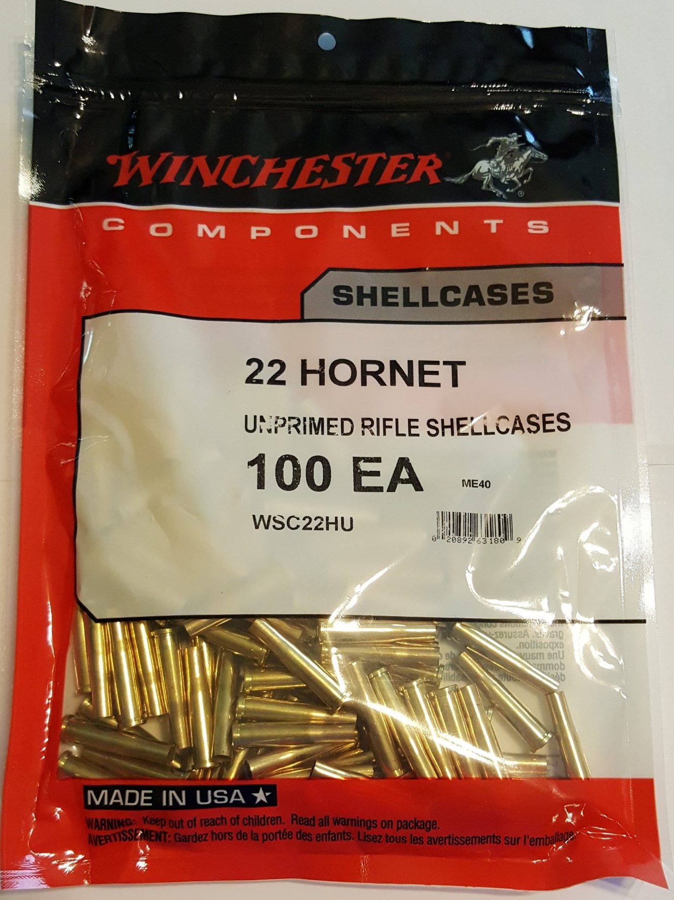 22 Hornet Brass